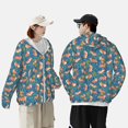 thumbnail image 6 of Sigee Corgi with Flowers Print UPF50+ Men's Sun Protection Hoodie Shirt SPF UV Shirt Long Sleeve Fishing Outdoor Lightweight, S-3XL, 6 of 9