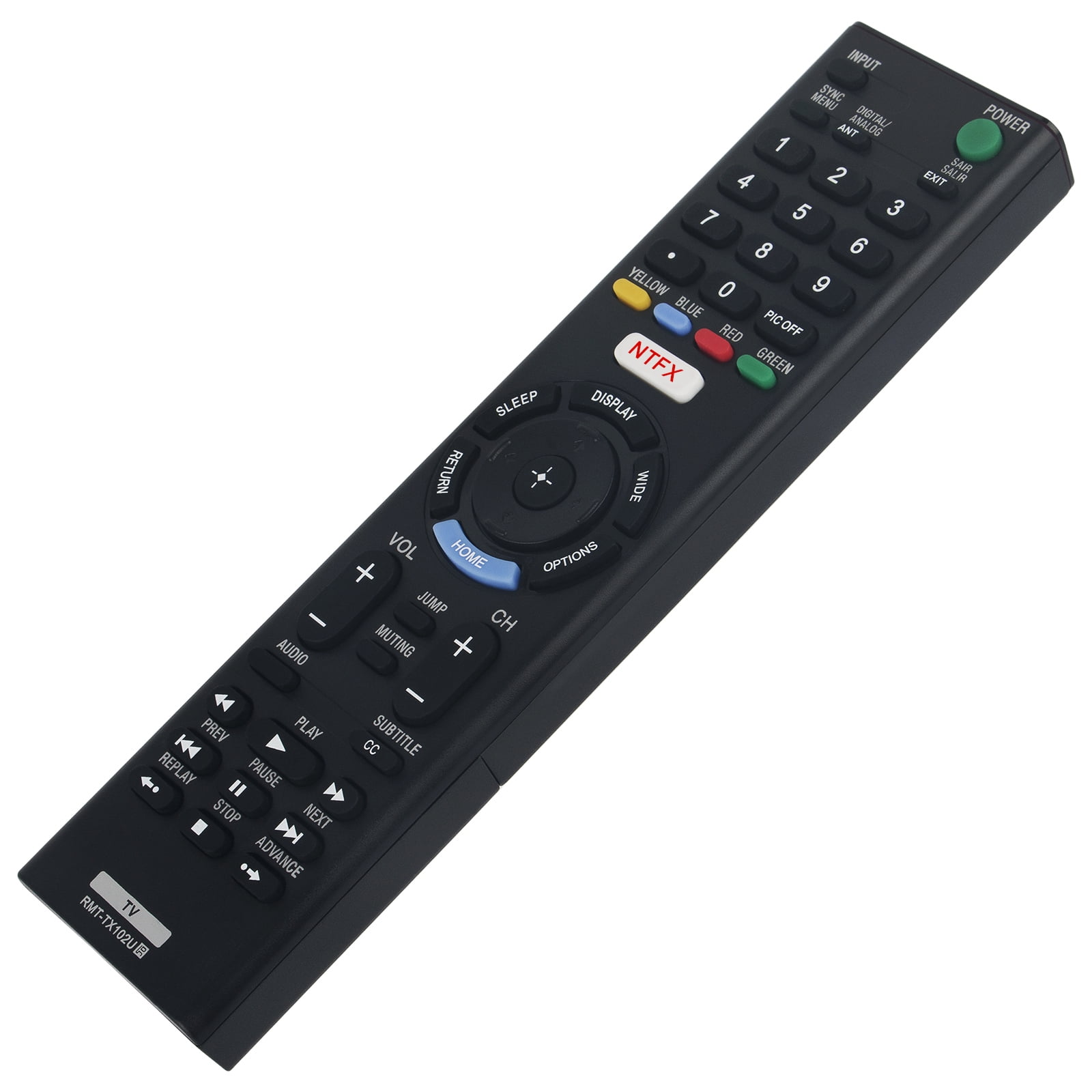 New TV Remote Control RMT-TX102U RMTTX102U Replacement for Sony Smart LED LCD HDTV TV KDL-32R500C KDL-40R530C KDL-48R510C