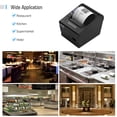 thumbnail image 5 of Hoin 80mm Thermal Receipt Printer with Auto Cutter USB Ethernet Interface Ticket Bill Printing Compatible with ESC/POS Print Commands, 5 of 7