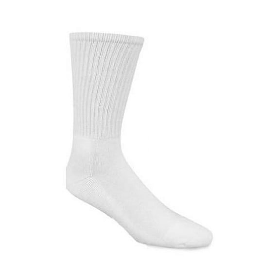 Wigwam Athletic Socks, Crew, White, Men's Medium, 3 PK., S1077-051-MD