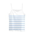 thumbnail image 5 of ZQGJB Summer Sleeveless Spaghetti Strap Tank Tops for Women Dressy Casual Striped Color Block Print Camisole Vest Loose Fit Tunic Blouse Blue S, 5 of 6