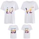 thumbnail image 5 of Camiseta para parejas Love Since Together Valentine's Day Pompotops oipoqjl3210, 5 of 9