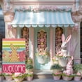 thumbnail image 2 of Welcome Easter Rabbits Garden Flags for Outside 12.5x18 Double Sided, Colorful Bunnies Small Yard Decoration, Seasonal Spring Celebration Decor for Farmhouse Holiday Outdoor, 2 of 6