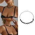 thumbnail image 2 of Edgy Spliced Alloy Chokers Necklace Adjustable Gothic Punk Inspired Jewelry Design, 2 of 12