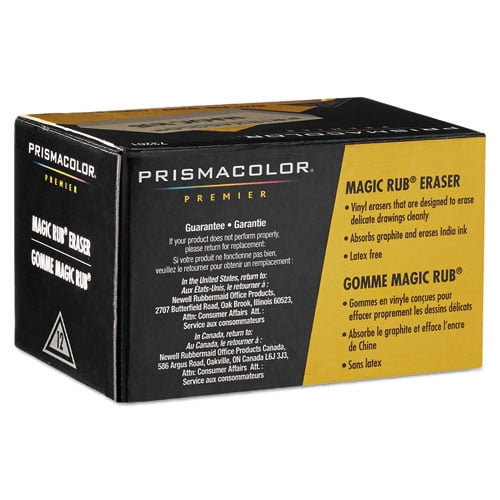 MAGIC RUB Eraser, For Pencil/Ink Marks, Rectangular Block, Medium, Off White, 3/Pack MAGIC RUB Eraser, For Pencil/Ink Marks, Rectangular Block, Medium, Off White, 3/Pack