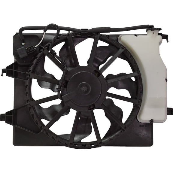 Cooling Fan Assembly Compatible with 2018-2021 Hyundai Accent 2018-2022 Kia Rio Radiator