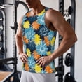 thumbnail image 5 of KLL Sunflowers Print Men's Muscle Gym Workout Stringer Tank Tops Bodybuilding Fitness T-Shirts Tank Tops Men-Medium, 5 of 7