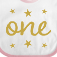 thumbnail image 4 of Inktastic 1st Birthday One Gold Boys or Girls Baby Bib, 4 of 4