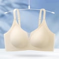 thumbnail image 2 of Agkizg Wireless Jelly Push Up Bra Solid Color Breathable Fabric Soft Comfortable Everyday Wear Light Support Bralette (Women's or Women's Plus), 2 of 5