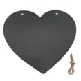 thumbnail image 1 of 2-3 del paquete Pizarra colgante con forma de corazón de madera Tablero de tiza 2 piezas Gloria Pizarra colgante para manualidades, 1 of 8