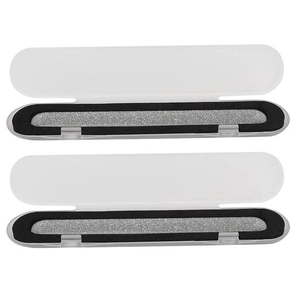 Professional Nano Glass Nail Buffer Set - 2pcs Large Size Nail Files for Sanding, Buffing, and Polishing - Manicure Tool