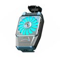 thumbnail image 3 of Ventilador de enfriamiento Enfriador de teléfono móvil Recargable por USB Herramienta de enfriamiento ajustable para teléfono inteligente, Plateado Inevent EL001839-02B, 3 of 7