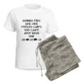 thumbnail image 5 of CafePress - Guinea Pigs Are Like Potato Chips Pajamas - Women's Short Sleeve Print T-Shirt and Pants Light Cotton Pajama Set, 5 of 7