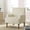 Beige, variant on Newest Modern Accent Chair, Beige Wide Wale Corduroy with 9" Solid Wood Legs, Upholstered Armchair