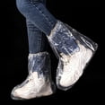 thumbnail image 3 of 10 Pairs Plastic Waterproof Shoe Covers,Clear Disposable Boot Covers,Elastic Band Shoe Protectors,Non-Slip Outdoor Rain Shoe Covers,for Women and Men By Scheam, 3 of 7