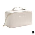 thumbnail image 1 of Large capacity cosmetic bag PU waterproof Toilet bag, cosmetics storage bag, 1 of 1
