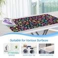 thumbnail image 5 of Colorful Love on Black Ironing Mat Blanket for Table Top Travel Portable Ironing Board Pad 47.2x27.6 Inch, 5 of 6