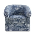 thumbnail image 4 of Fauteuil Club pivotant McRae, Bleu, 4 of 7