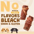 thumbnail image 2 of ASMPET Healthy Dog Treats, Triple Flavor Rolls with Chicken Duck Beef, Rawhide Free Jerky Dog Snacks Treats for Small & Medium Dogs 11oz, 2 of 8