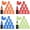 48Pcs Red+Blue+Green+Orange, variant on 24Pcs Sport Stacking Cups, Speed Training Game for Challenge Competition, Plastic Stacking Cups, Classic Family Game for Adults, Blue+Green