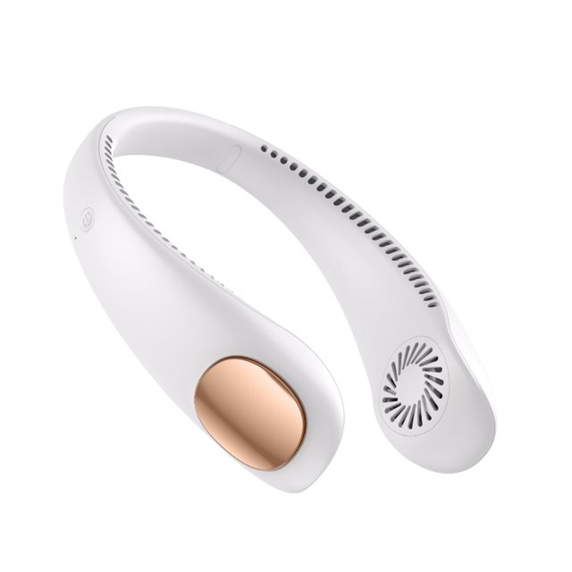 Ventilador de refrigeración Ventilador de aire portátil ajustable Enfriador colgante de cuello recargable para oficina en casa, Blanco Inevent HA005787-03B