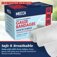 thumbnail image 6 of MEDca Bandage Rolls 36 Count, 4" x 4.1 Yds Medical Grade Gauze, 6 of 9