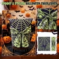 thumbnail image 2 of 1PCS Halloween Chair Cover, Elastic Stretch Ghost & Jack-o'-lantern Print Chair Protector, Chair Slipcover for Indoor Dinner Table Decor, 2 of 8