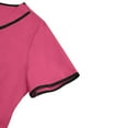thumbnail image 4 of Scrub Sets for Woman Two Piece Nurse Working Uniforms V-Neck Short Sleeve Tops & Elastic Waistband Scrub Pants with Pockets Hot Pink S-3xL, 4 of 9