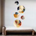thumbnail image 3 of DESIGN ART Designart "Exploring Abstracted Patterns I" Modern Geometric Metal Wall Art Decor Set Of 5, 3 of 5
