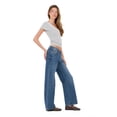 thumbnail image 3 of Forever 21 Women's Grey Y2K Short-Sleeved V-Neck Top, Lace Trim Detail for Layering & Everyday Style, XS, 3 of 6