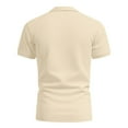 thumbnail image 4 of Mens Polo Golf Shirts with Pocket Cooling Performance Moisture Wicking Polo Shirts Beige XXL, 4 of 5