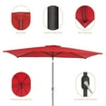 thumbnail image 4 of ACEGOSES 10 x 6.5ft Outdoor Patio Table Umbrella with Non-Fading canopy for Garden and Yard,Red, 4 of 7