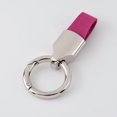 thumbnail image 1 of LLavero de coche de piel de vaca esmerilada, sencillo, ligero, de lujo, para colgar en la cintura, llavero de cuero para mujer, pequeño colgante antipérdida, 1 of 5