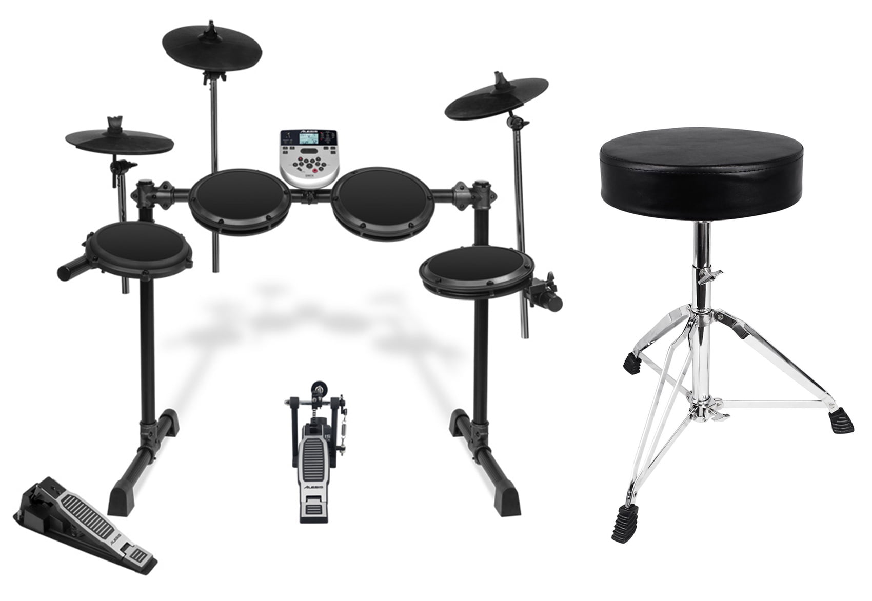 Alesis DM7X Session Kit Advanced Electronic Drum Set+Kick Pedal + Free