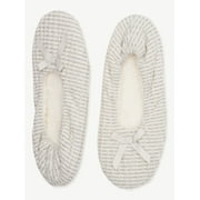 Women's Quilted Velvet Slipper Socks