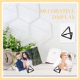thumbnail image 6 of Epakh 100 Pcs Place Card Holder for Table Card Holders for Wedding Triangle Shape Table Number Picture Clips Stand for Centerpiece Anniversary Party(Black), 6 of 14