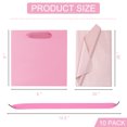 thumbnail image 4 of AZOWA Pink Square Gift Bags with Tissue - 6 Inch Paper Bags with Handles Birthday Party Favor Christmas Wedding Gift Box Flowers Decoration (10 PCS, 6x6x6 in), 4 of 6