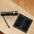 thumbnail image 4 of CHICHUMID 2Pcs Reliable Black Plastic Speaker Case Handle Replacement for Home Use Amplifier Gear, 4 of 4