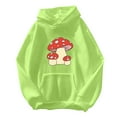 thumbnail image 6 of Hontri Women's Fashion Hoodies & Sweatshirts, Womens Cute Frog Sweatshirt Kawaii Mushroom Hoodie for Teen Girls Clothes Hoodie Beige S, 6 of 7