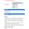 thumbnail image 2 of Front Right Windshield Wiper Arm - Compatible with 1994, 1999 - 2000 Chevrolet K3500 - Dorman, 2 of 2