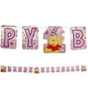 Winnie the Pooh's First Birthday Girl Banner