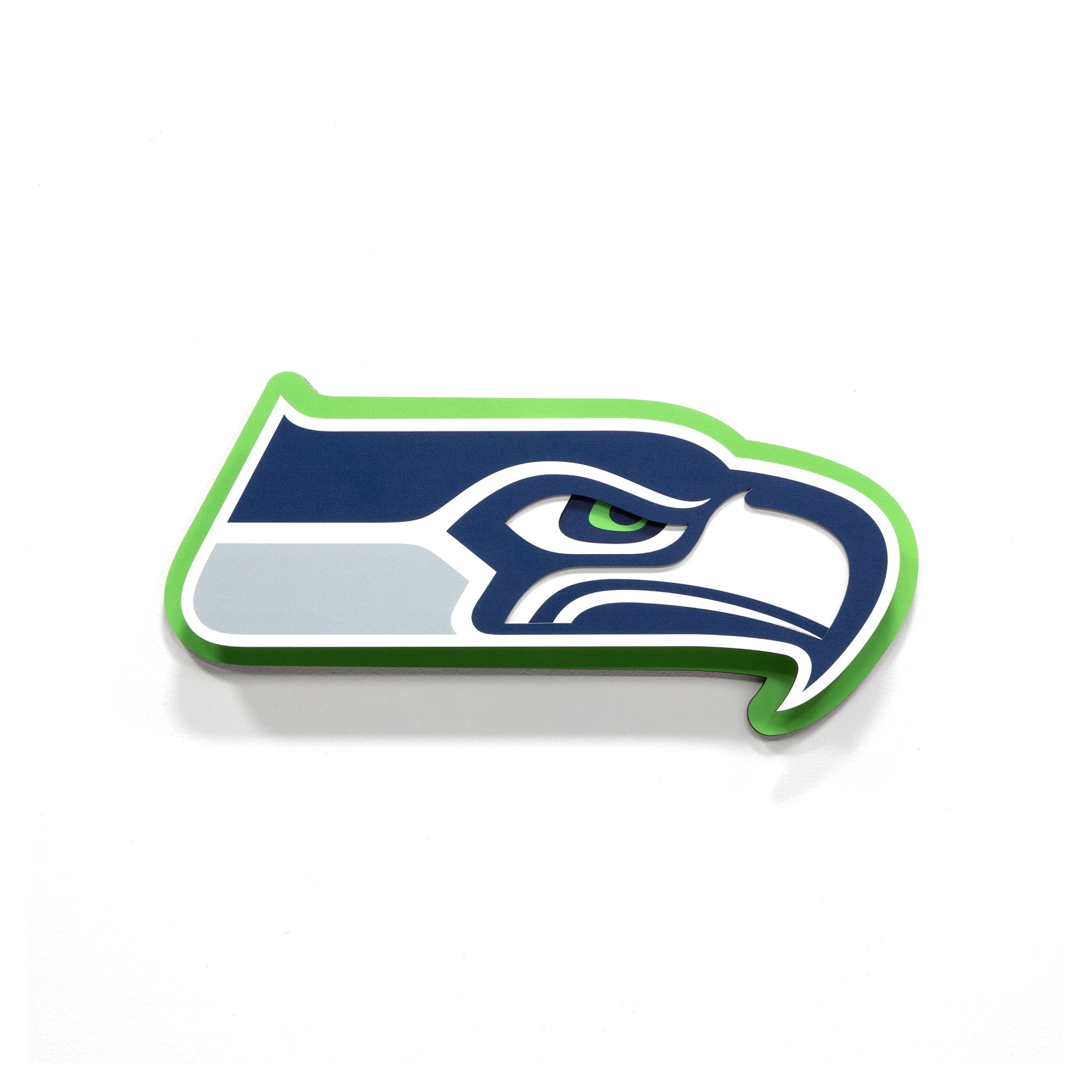 IDNA Seattle Seahawks 14" 3DX Logo Die Cut Wall Art