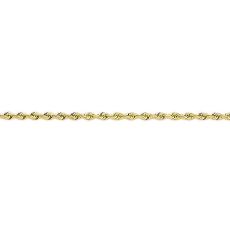 14K Yellow Gold 3mm Quadruple Rope Chain Necklace