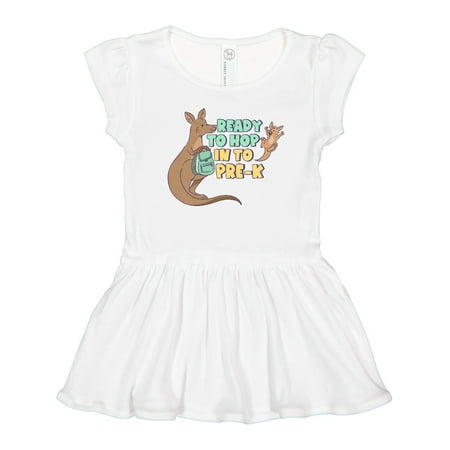 

Inktastic Ready to Hop into Pre-K Cute Kangaroo Family Gift Toddler Girl Dress