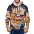 thumbnail image 6 of Lsque Sml Jeffy for Mens Full-zip Hoodie, Zip-up Pullover Hooded Sweatshirt, Kangaroo Pocket Hoodie Ideal for Daily Wear, Travel, and Home-Large, 6 of 8