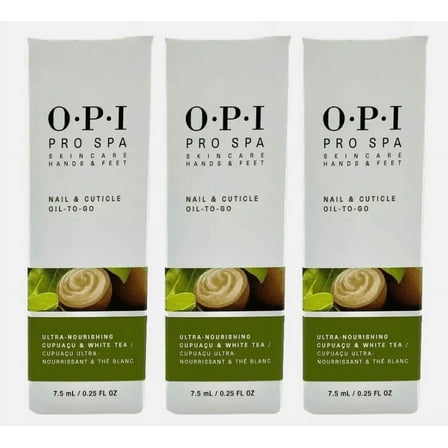 OPI Pro Spa Nail & Cuticle Oil To Go 0.25 oz - Pack of 3