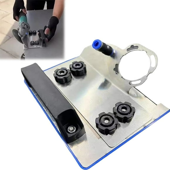 Angle Grinder Chamferer Stainless Steel Model 100 Angle Grinder With Base Plate Chamfer Cutting Stand Portable Tile Cutting Hobby Drilling System Adjustable Angle Point Digital Angle Stand for Hand