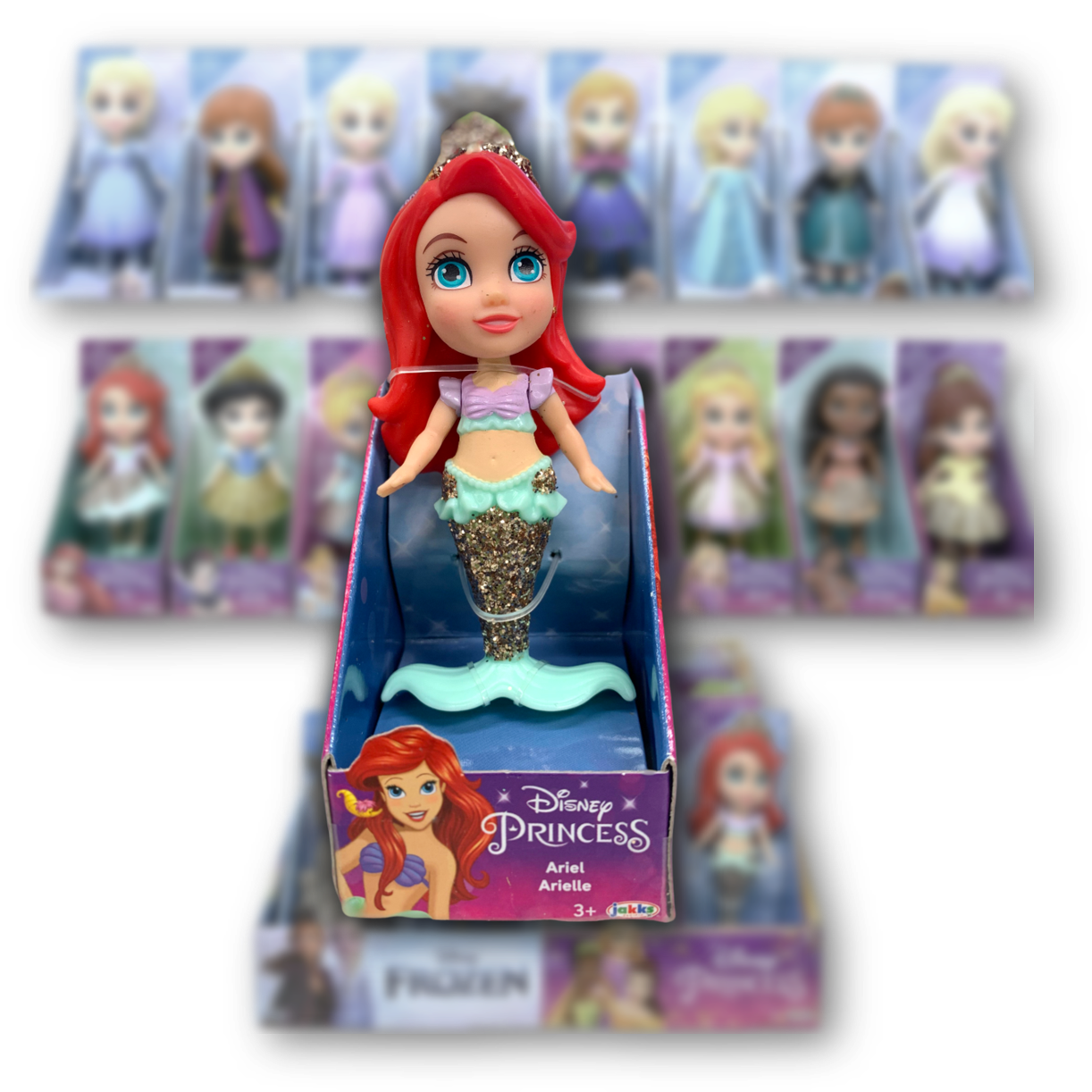 Disney Store MULAN with Lantern FIGURINE Cake TOPPER Sparkle Princess Toy NEW 