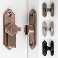 thumbnail image 5 of 1x Sliding Barn Door Lock Heavy Duty Bolt Toggle Guard Latch Wine Cabinet Closet, 5 of 5