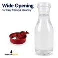 thumbnail image 6 of Impresserve 50 oz Plastic Beverage Carafe with Red Flip Tab Lid, 6 of 8